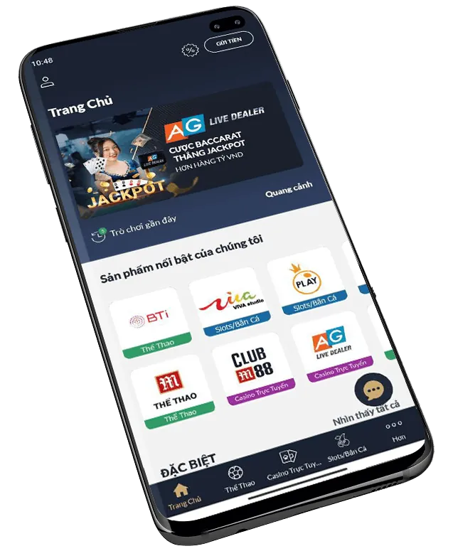 Người chơi sử dụng điện thoại để cá cược trên Sumclup